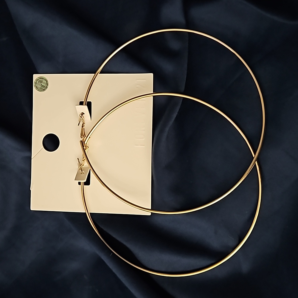 Forever 21 XL Hoop Earrings